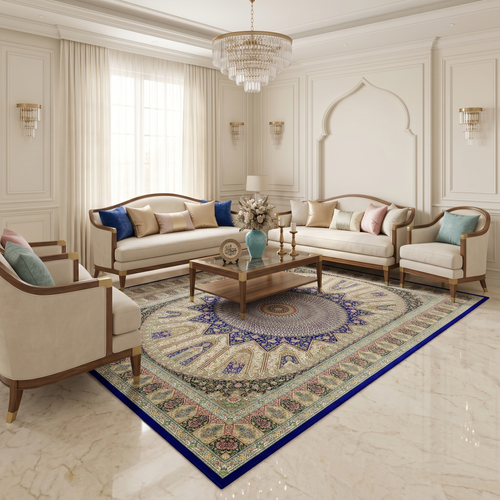 فرش ابریشم خیلی لوکس کارپیو