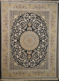 فرش کد 1501، 1500 شانه گل برجسته - نمای نزدیک