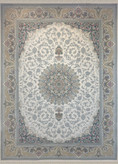 فرش کد 1501، 1500 شانه گل برجسته - نمای نزدیک