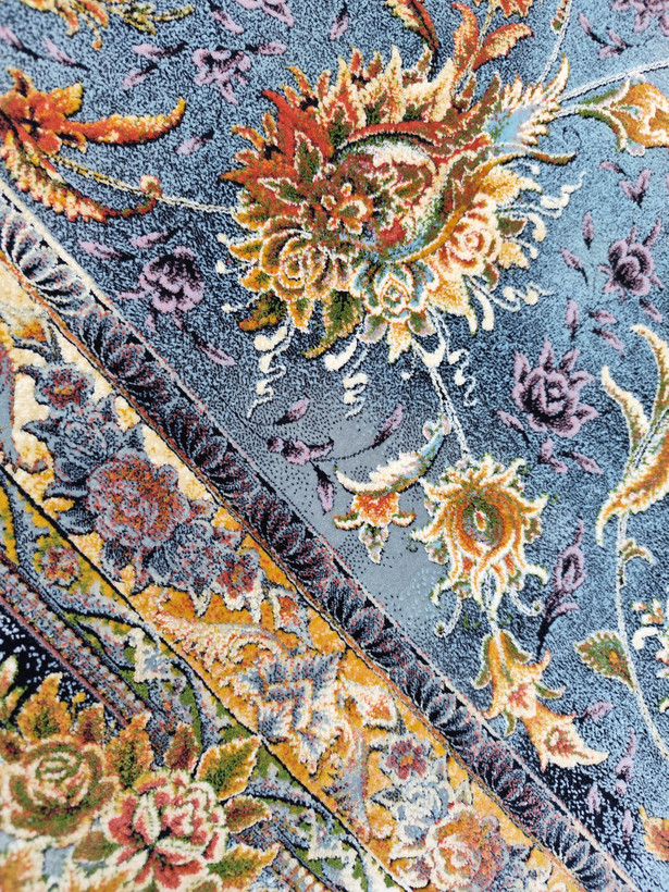 فرش کد 1502، 1500 شانه گل برجسته - نمای کامل