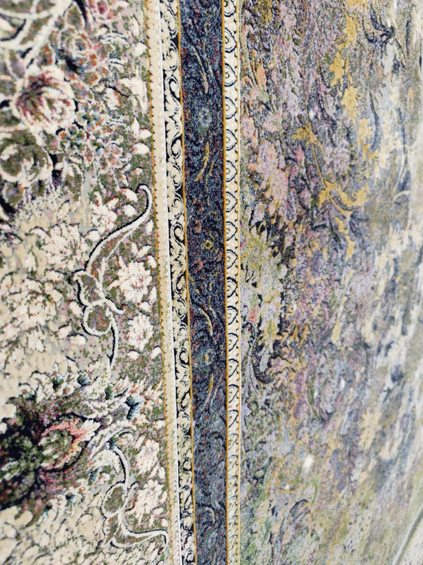 فرش کد 1503، 1500 شانه گل برجسته - نمای کامل