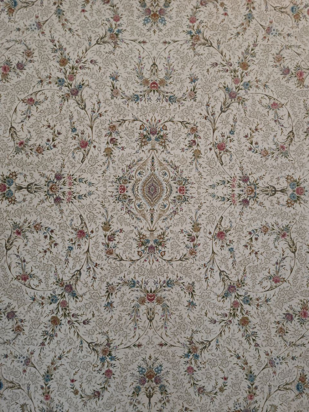 فرش کد 1506، 1500 شانه گل برجسته - بافت فرش