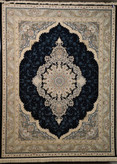 فرش کد 1508، 1500 شانه گل برجسته - نمای نزدیک
