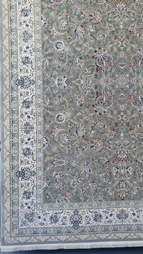 فرش کد 1509، 1500 شانه گل برجسته - نمای نزدیک