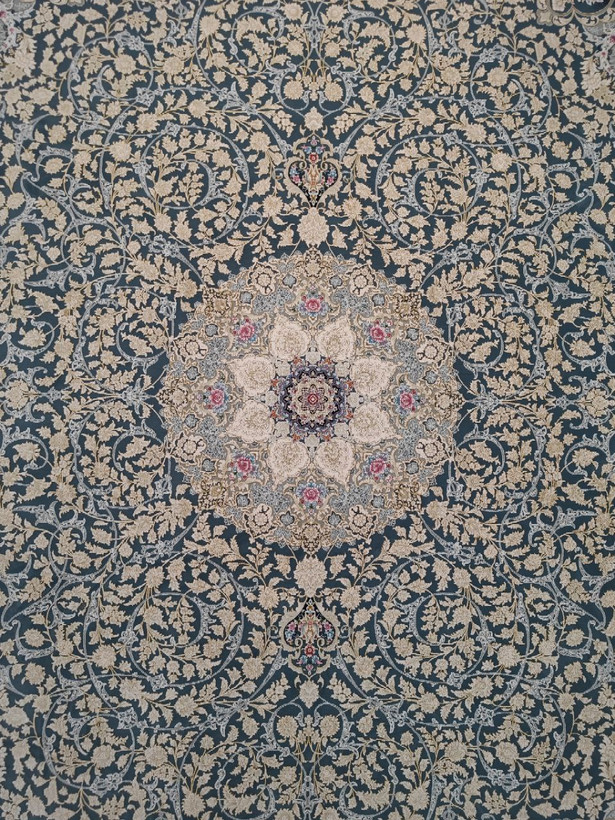 فرش کد 1515، 1500 شانه گل برجسته - بافت فرش