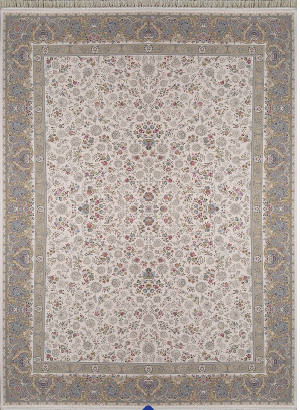 فرش کد 1517، 1500 شانه گل برجسته - نمای کامل
