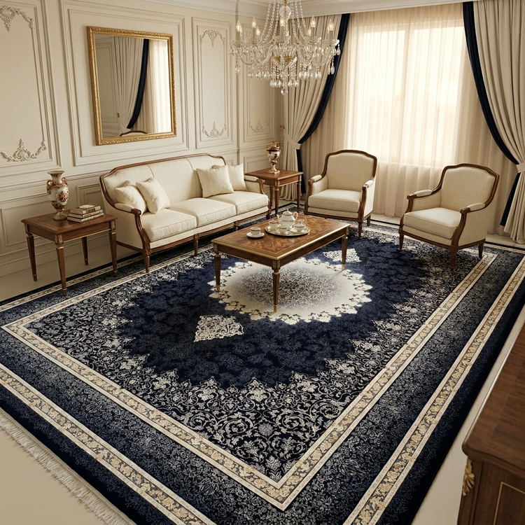 فرش مهر 700 شانه کارپیو آکریلیک - نمای دکور