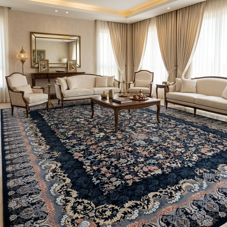 فرش نرگس 700 شانه کارپیو آکریلیک - نمای دکور